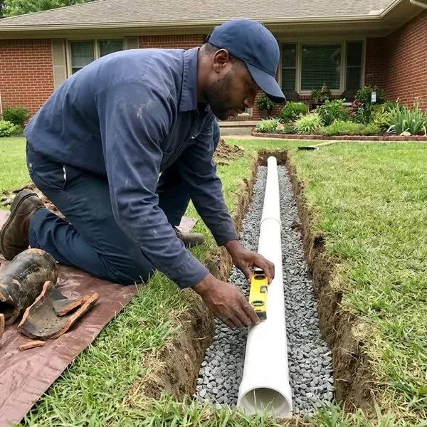 KBN Plumbing technician providing sewer repair in Charleston, SC