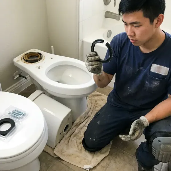 Professional toilet bowl replacement, Charleston, SC